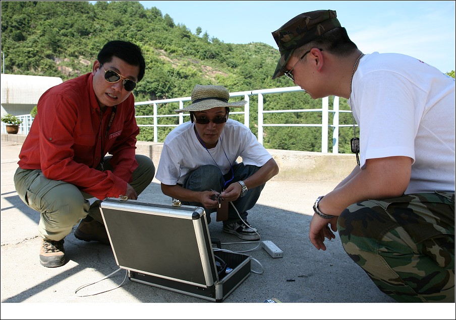 2008-07-05 临安民防应急通信演练 照片