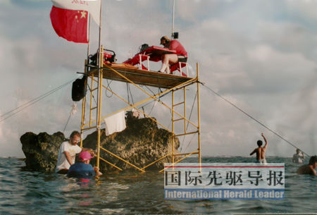 中国无线电爱好者黄岩岛上架电台宣示主权(图)