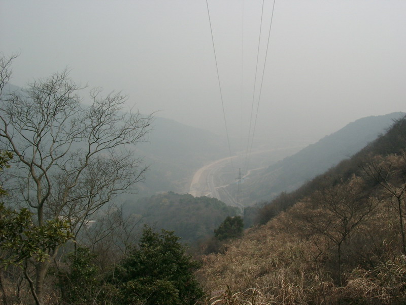 溪岙岭远望春晓镇